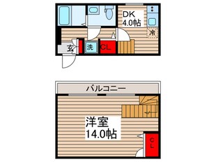 Heureux東日暮里の物件間取画像